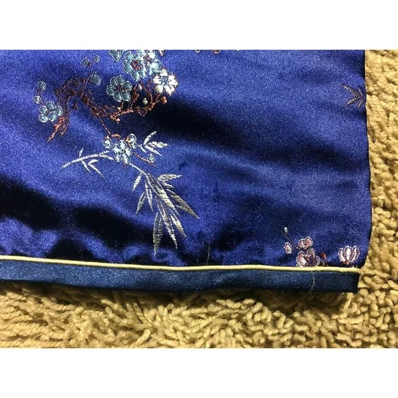 Authentic SOLZ SQUIRREL size 6 Girls Top/Pants BLUE SATIN Oriental Asian SET Z21 - Picture 11 of 12